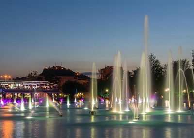 The Singing Fountains Lake in Plovdiv