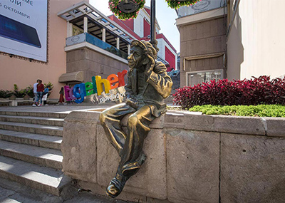 Statue of Milio in Plovdiv
