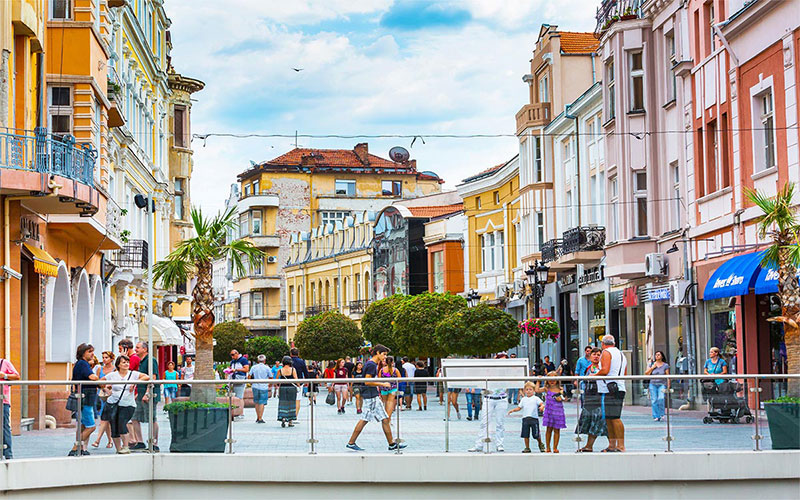 Main Pedestrian Street Plovdiv