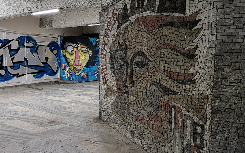 Plovdiv Graffiti & Street Art in Chifte Turkish Baths Underpass