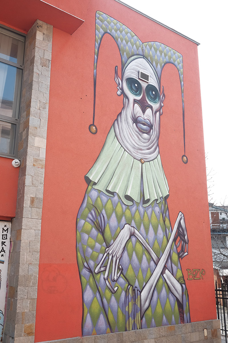 Plovdiv Graffiti & Street Art behind the Drama Theatre