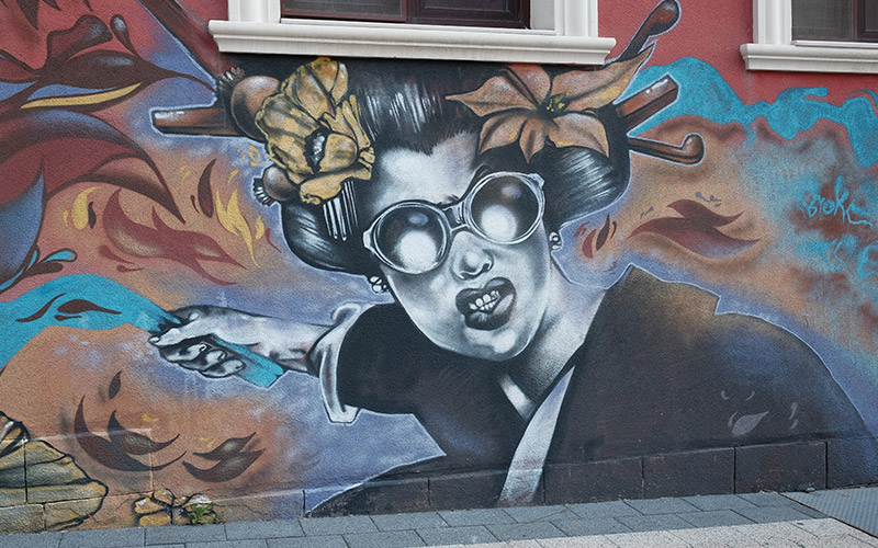 Plovdiv Graffiti & Street Art behind the Drama Theatre