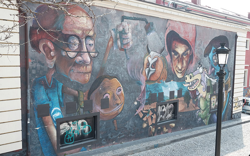 Plovdiv Graffiti & Street Art behind the Drama Theatre