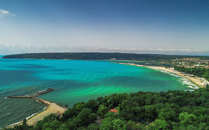 varna sea garden view